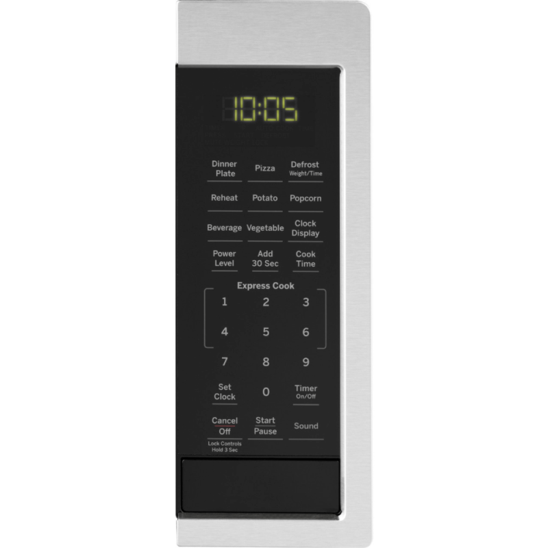 GE® 0.9 Cu. Ft. Capacity Countertop Microwave Oven controls product image