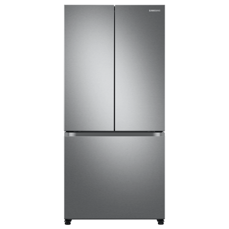 Samsung 18 Cu. Ft. Smart Counter Depth 3-Door French Door Refrigerator in Stainless Steel product image