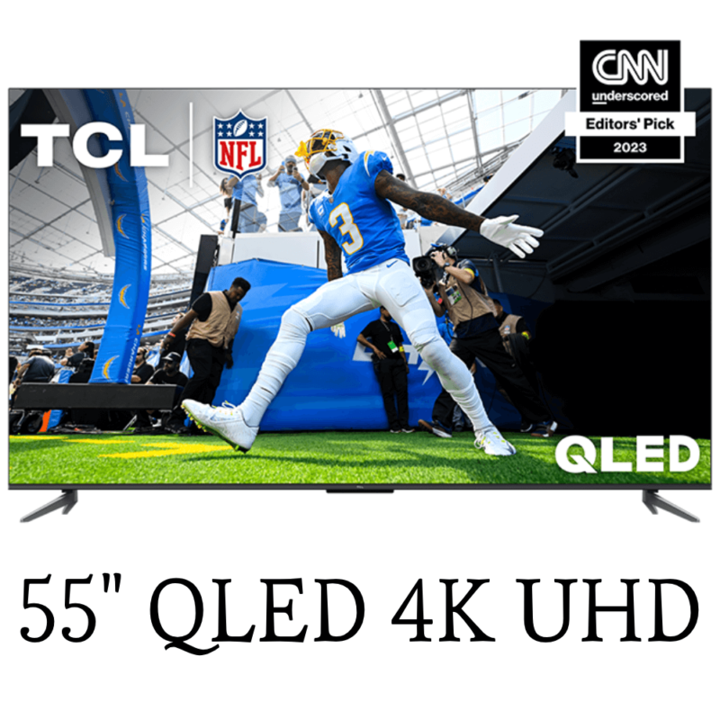 TCL 55" Q Class 4K QLED HDR Smart TV With Google TV product image