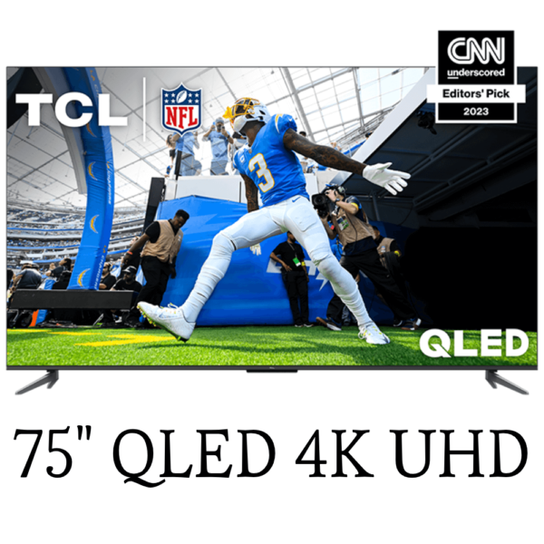 TCL 75" Q Class 4K QLED HDR Smart TV With Google TV product image