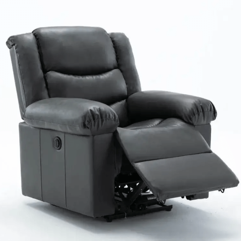 8237 Grey Power Reclining Chair By Home Elegance no background product image