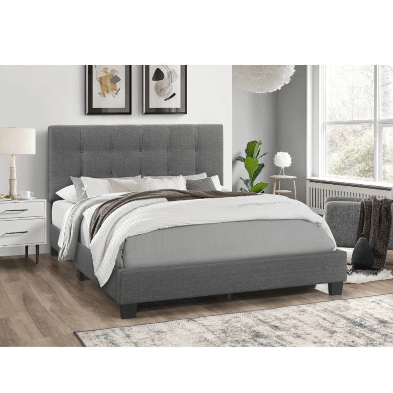 Queen Platform Bed in Grey By Home Elegance product image