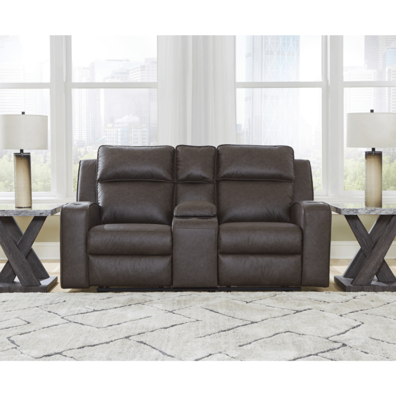 Lavenhorne Manual Reclining Loveseat with Console By Ashley product image