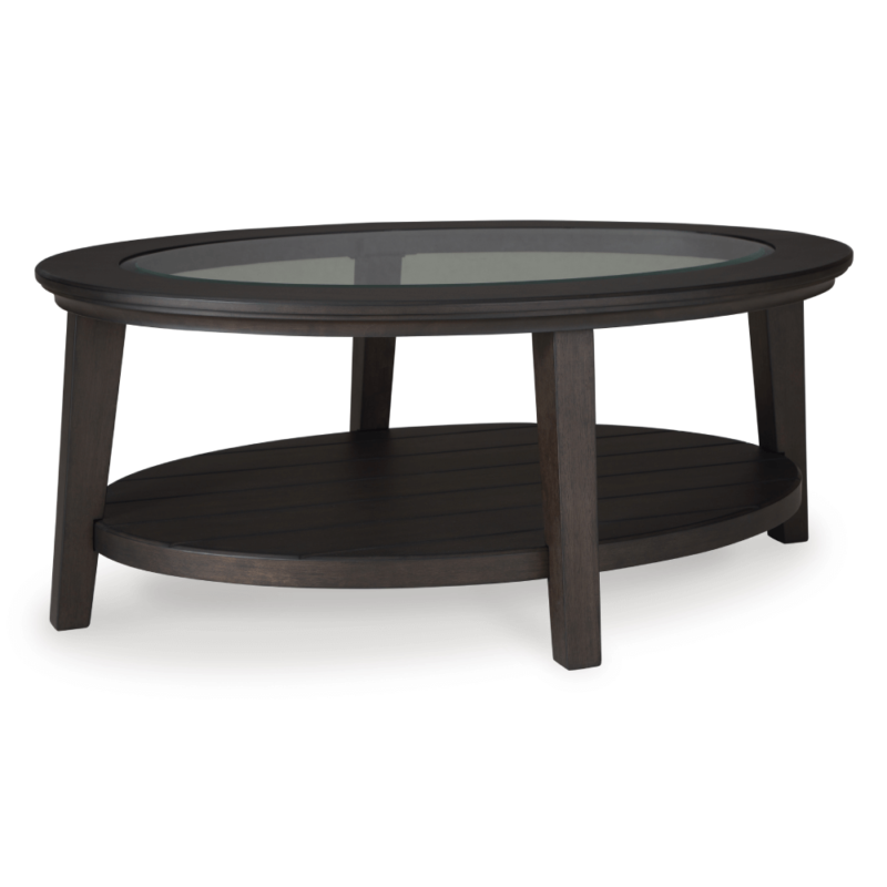 Celamar Oval Coffee Table By Ashley Furniture no background product image