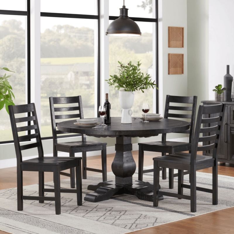 Napa Black 5 Piece Dining Table product image