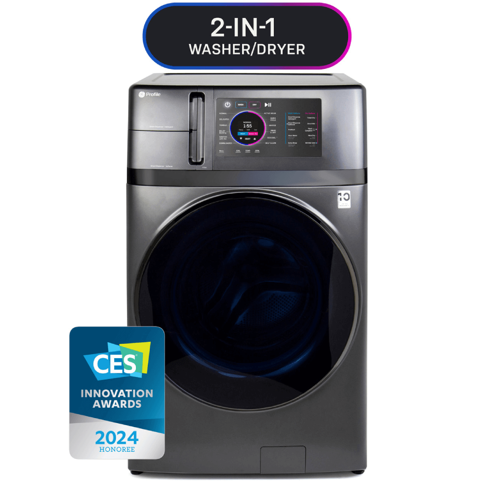 GE Profile™ Washer/Dryer Combo ENERGY STAR® 4.8 cu. ft. Capacity UltraFast Combo with Ventless Heat Pump Technology