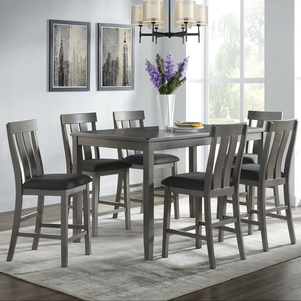 Glen Oaks 7 Piece Counter Height Dining Set By Vilo Home
