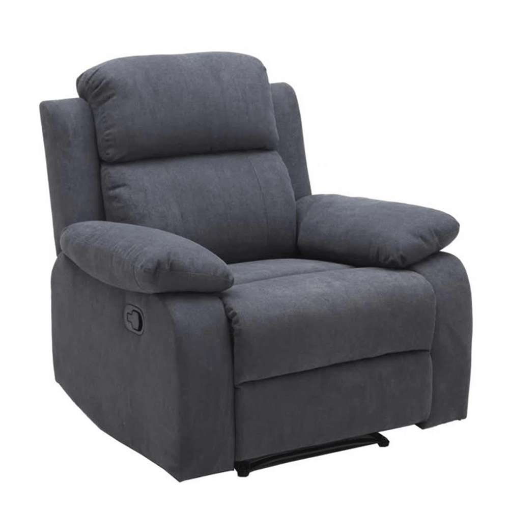 Faded Black Recliner Chair By Simple Relax
