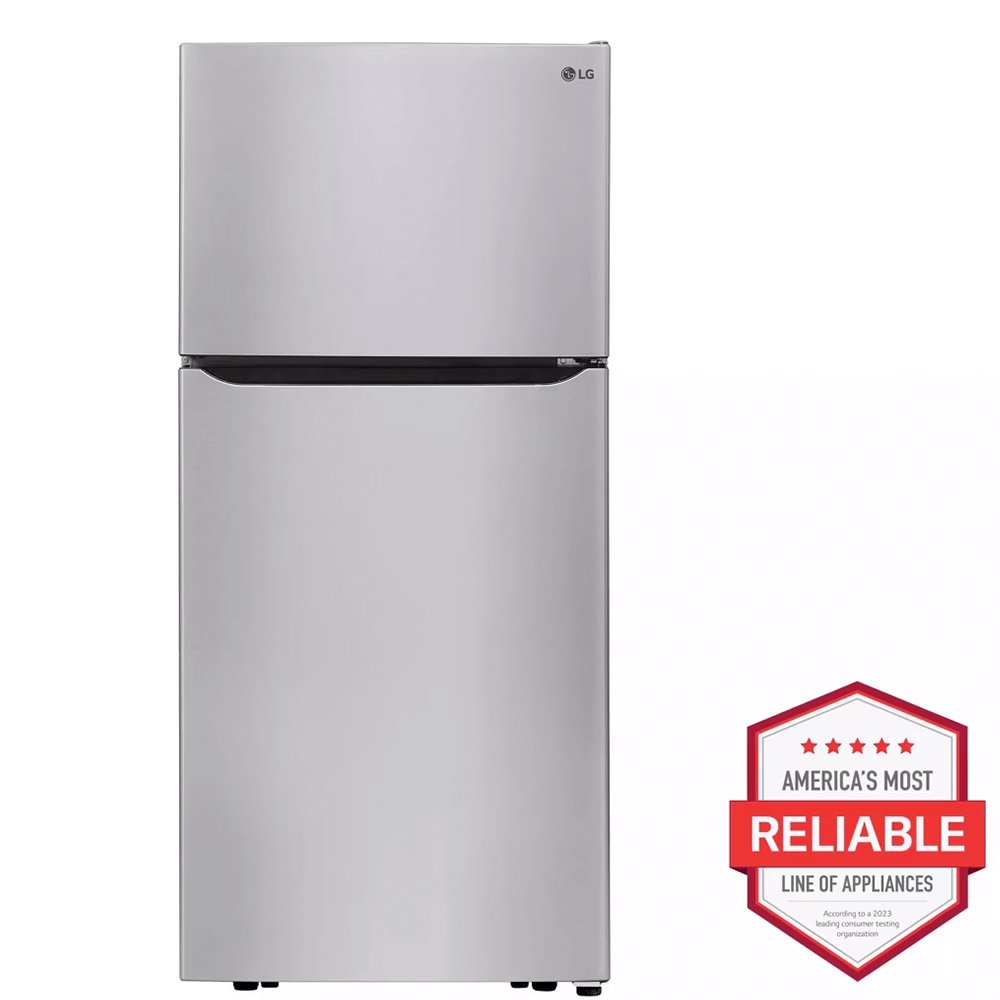 20 Cu. Ft. Top Freezer Refrigerator With Ice Maker By LG